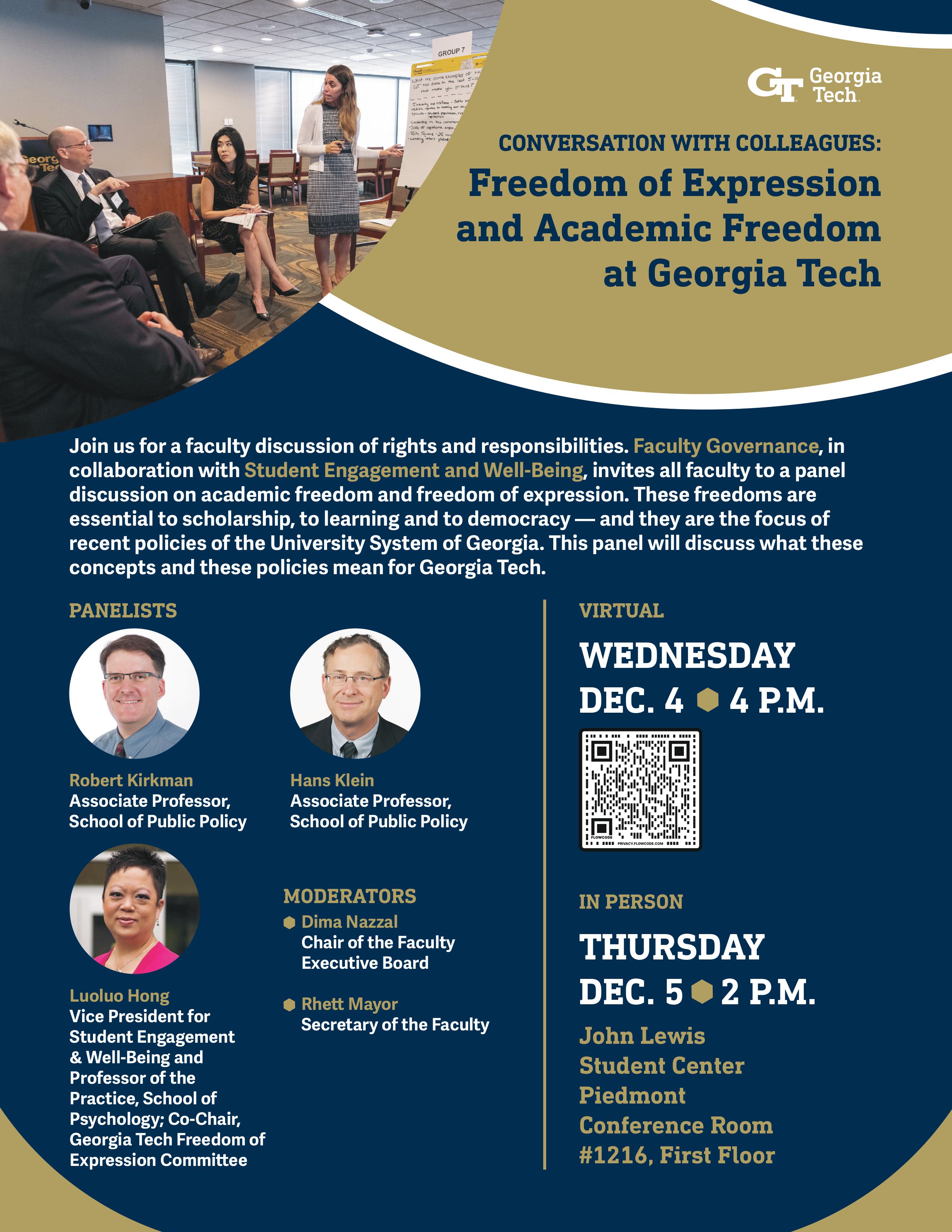 Conversation with Colleagues: Freedom of Expression and Academic Conversation with Colleagues: Freedom of Expression and Academic