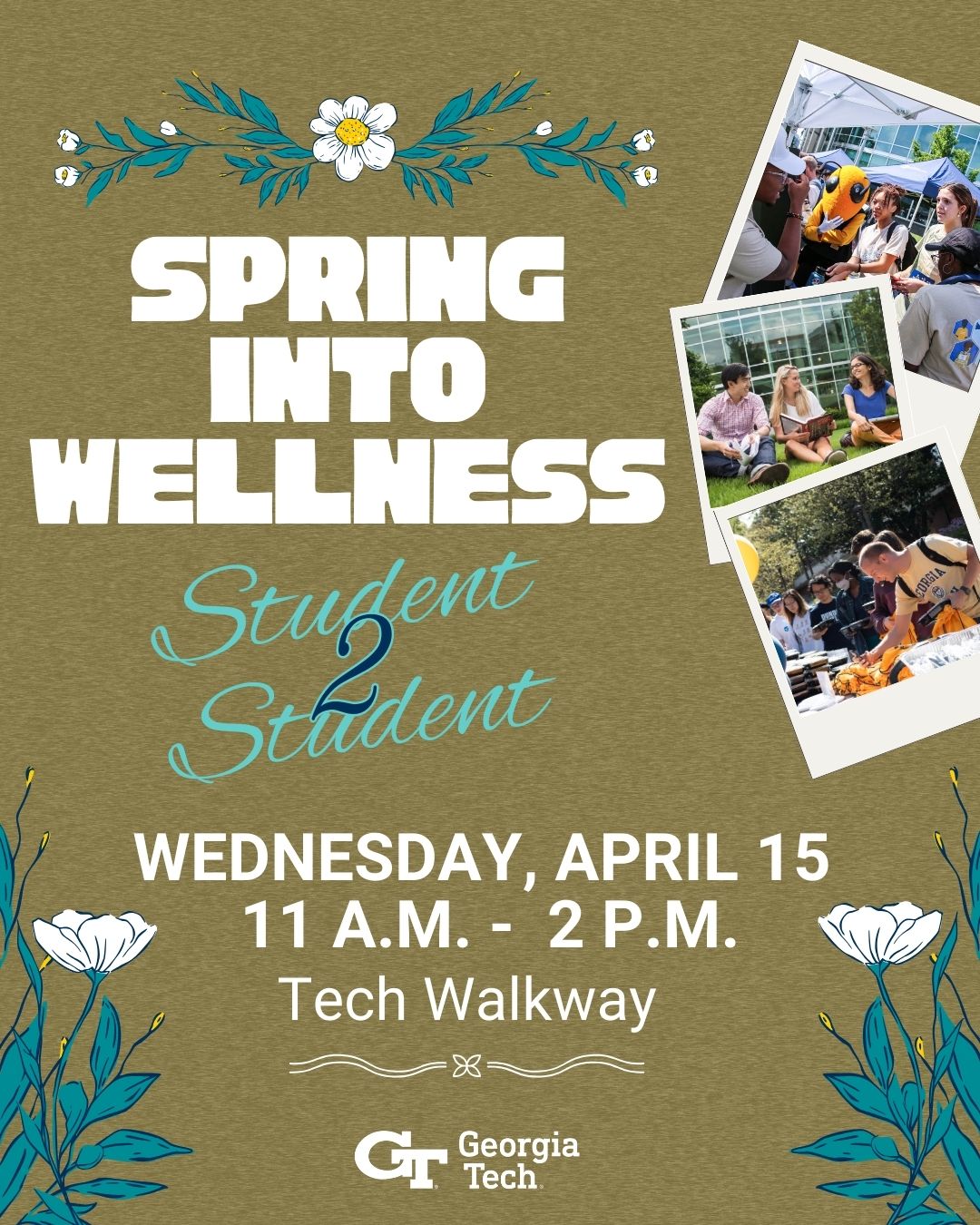 Spring into Wellness: Student-2-Student | Campus Calendar